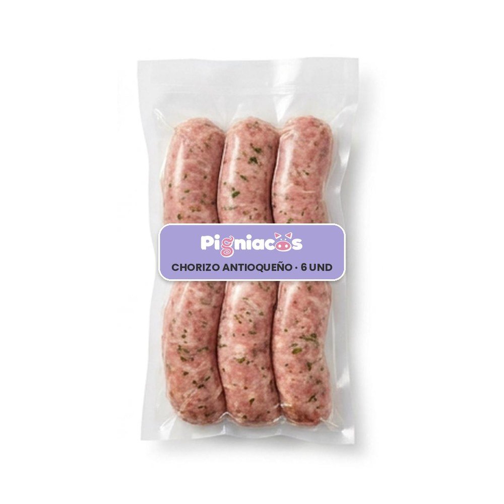 Chorizo antioqueño x6 Pigniacos