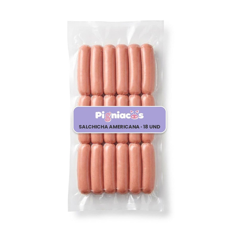 Salchicha americana x18 Pigniacos